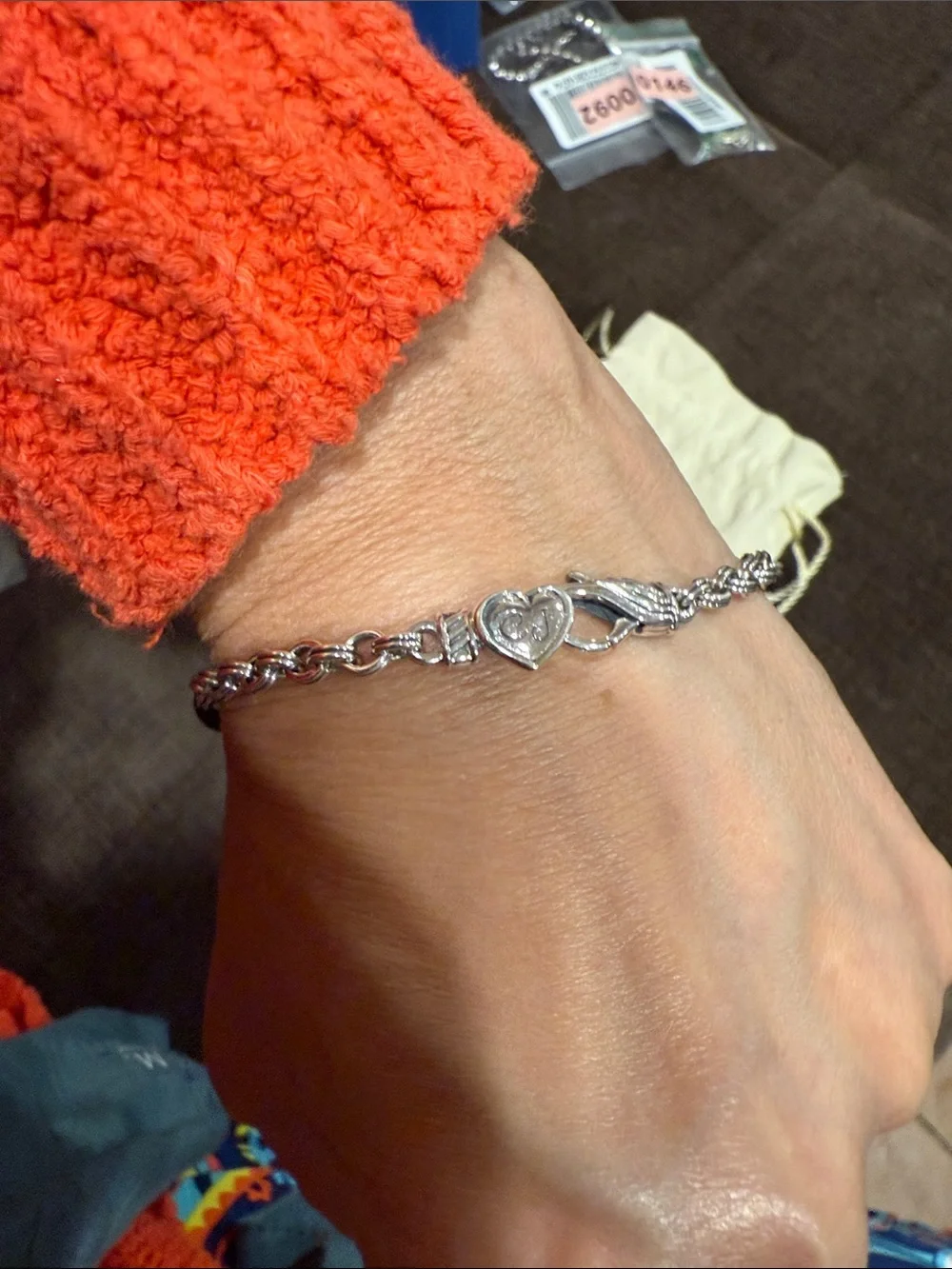 Christian James Black Onyx 925 Silver Bracelet